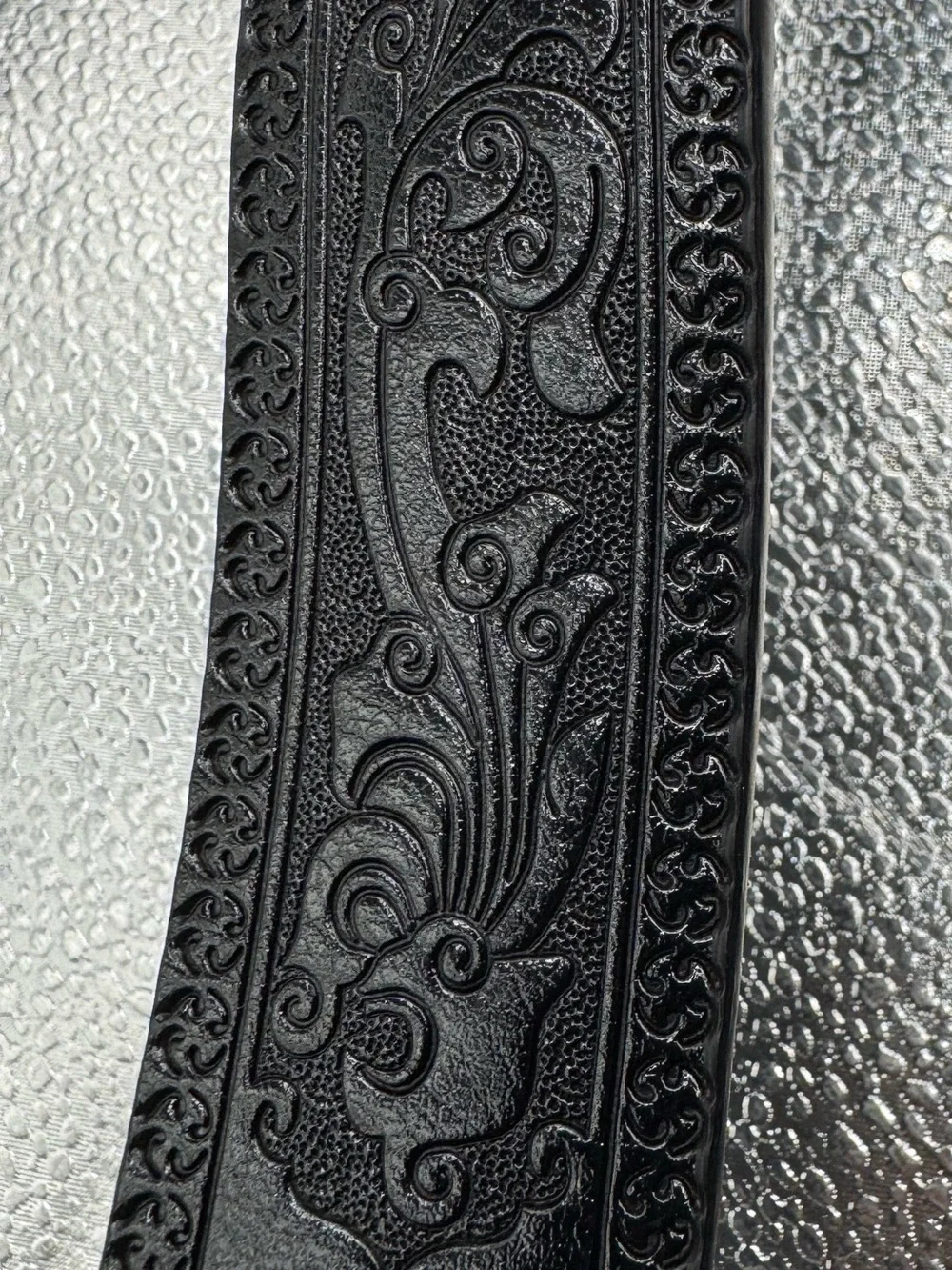 Longhorn Aztec Western Belt Buckle - Gold & Silver